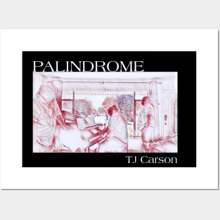 Palidrome Red Drawn (White Text) Posters and Art